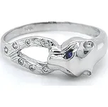 Prsten se Safírem z Bílého Zlata 7131260