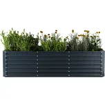 Blumfeldt Vyvýšený záhon High Grow Straight, 1440 l, Ergonomické, Odolné vůči povětrnostním vlivům, Otevřená základna 214745866