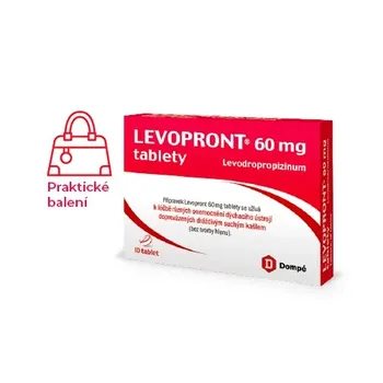 Levopront Tablety proti kašli 60 mg 10 tbl.