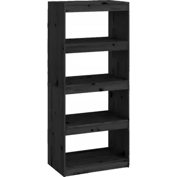 Knihovna Regál VidaXL 60 cm x 103,5 cm x 30 cm, černý