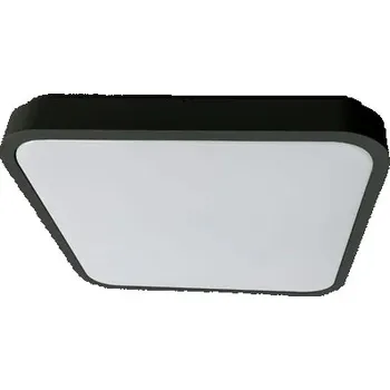 Stropní Svítidlo svítidlo 24W do koupelny černé čtvercové 29 cm IP44 Rabalux