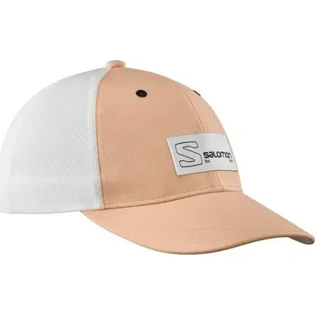 Čepice Čepice Salomon Trucker Curved Cap 1465500 almond/white black