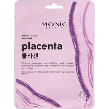 Pleťová maska Monic Beauty Pleťová maska v plátýnku 25 ml Placenta