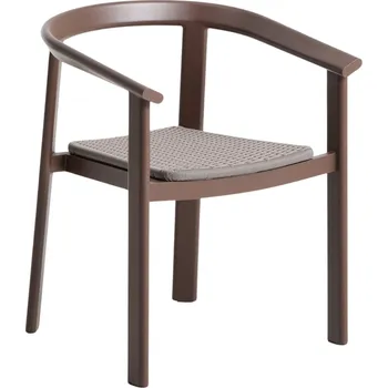Kave Home Hnědá zahradní židle s výpletem Erice