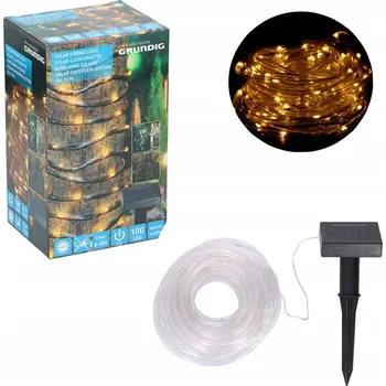 Venkovní osvětlení Girlanda Grundig 1000 cm solární