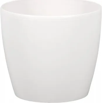 Obal na květináč Obal na květník MAGNOLIA plastový lesklý d25x22cm, b.