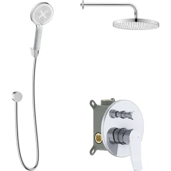 Sprchový set kielle Nefia - Sprchový set s baterií pod omítku, pro 2 spotřebiče, s příslušenstvím EcoSpare a tělesem, chrom 20627SP110