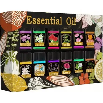 Vonný olej SADA ESENCIÁLNÍCH OLEJŮ 36 ml VONNÉ DO DIFUZÉRU DÁREK AROMATERAPIE