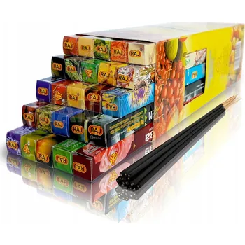 Vonná tyčinka Sada přírodních vonných tyčinek - Mix 25 různých vůní, 200 ks, Indie