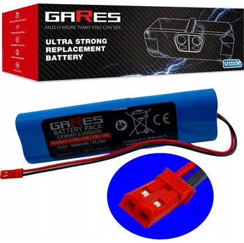 IP kamera Akumulátor Gares pro ILIFE V8s V5s Pro 18650B4-4S1P-AGX-2 14,4V 2,6Ah