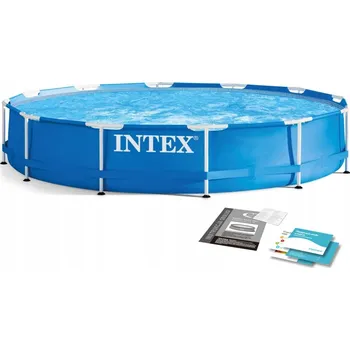 Bazén Intex 28210NP kulatý zahradní Bazén s kovovým rámem 366 x 76 cm