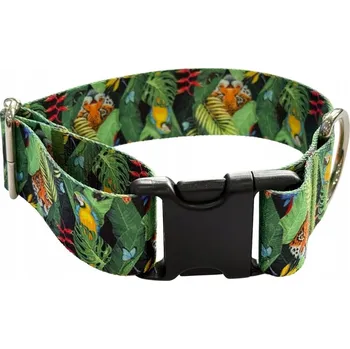 Obojek pro psa Široký obojek pro psa 4 cm s přezkou Tropical Zepnij L: 40-55 cm