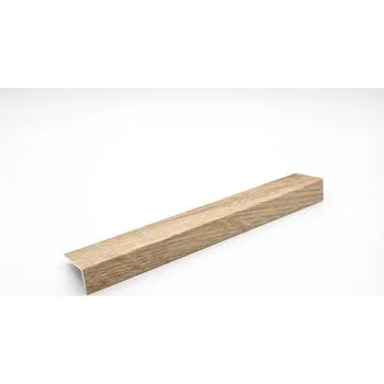 ukončovací lišta Lišta ukončovací "L" Havos dub hikora mat, hliník délka 270 cm, výška hrany 9 mm, ALDH9270