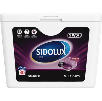 Sidolux XXL Multicaps Black prací kapsle na tmavé prádlo 30 ks