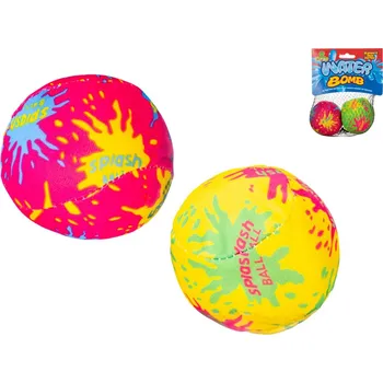 Vodní bomba neon 7 cm 2 ks - mix barev (zelená, žlutá)