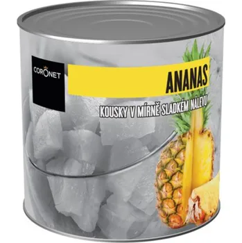 Ovoce Coronet Ananas kousky 3100 ml