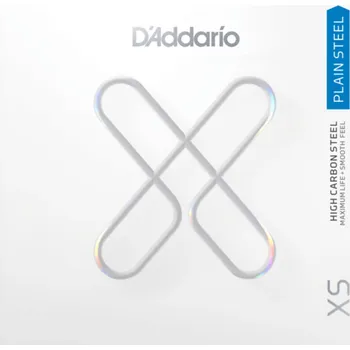 Struna pro kytaru a smyčcový nástroj Jednotlivá struna D'ADDARIO XS Plain steel 012