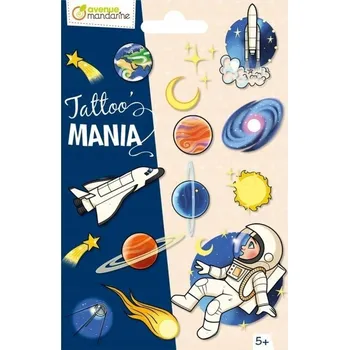 Tetování Avenue Mandarine: Dočasné tetování Kosmos (vesmír)