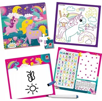 Obraz Edukační Hra 4v1 Jednorožec GRY. Vzdělávací a didaktické Roter Kafer