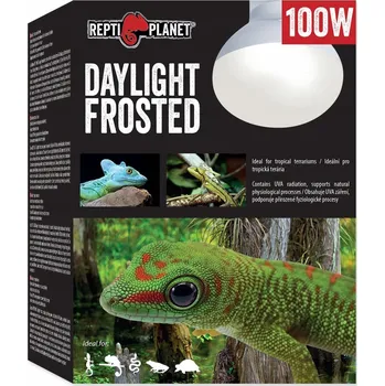 Osvětlení do terária REPTI PLANET DAYLIGHT FROSTED ŽÁROVKA DENNÍ VÝHŘEVNÁ DO TERÁRIA 100W