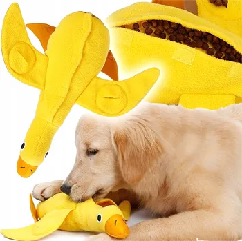 Hračka pro psa HRAČKA PRO PSA Kousátko Přetahovadlo Chutě Krmivo Kachna Vzdělávací podložka