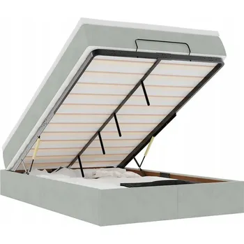 Postel Jednolůžková dřevěná postel VidaXL 120x200 cm šedá