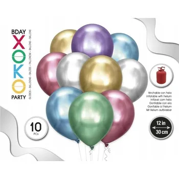 Balónek Metalický balónek - dekorace na párty, 30 cm