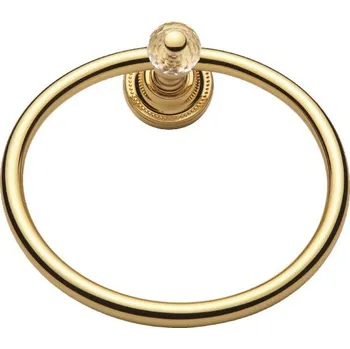 Držák na ručník Kruh na ručník Bebek s potahem 24k zlata