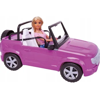 Panenka Panenka a auto set 30 cm - stylové hraní pro děti 3+ s doplňky jako selfie