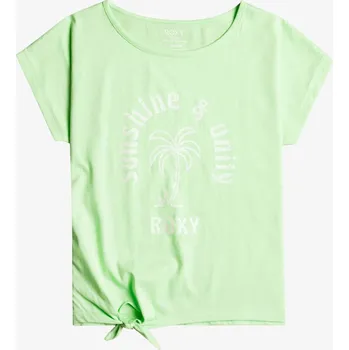 Chlapecké oblečení Roxy dětské tričko zelené bavlna velikost 152