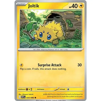 Karetní hra Joltik 033/086 - White Flare Typ karty: Pokéball Reverse