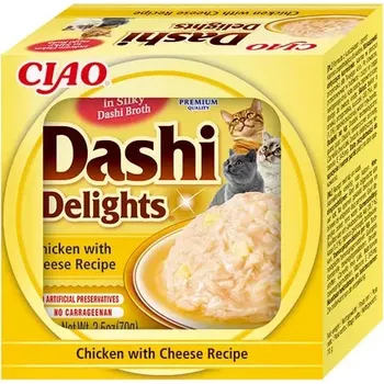 Churu Cat Dashi Delights Chicken with Cheese 6x70g KARTON