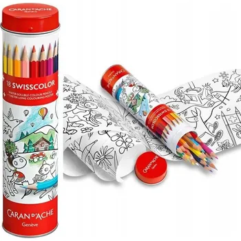 Pastelka Akvarelové Pastelky Caran d'Ache 18 ks