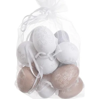 Velikonoční dekorace Pro Háčkování Velikonoční vajíčka 12 ks