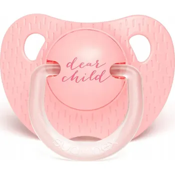 Dudlík Suavinex anatomický silikon 18 m + růžový