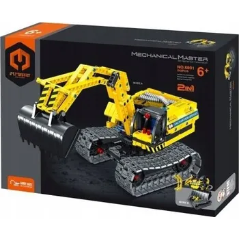 ostatní stavebnice Stavebnice iM.Master 2v1 Bagr & Robot 342 dílků, pohyblivé rameno, rozměry