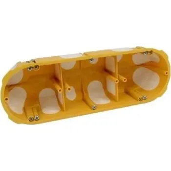 Elektroinstalační krabice KOPOS Instalační krabice pod omítku 3x Trojitá Vzduchotěsná 209x68x50mm včetně šroubů