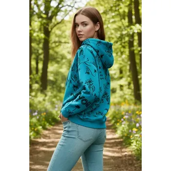 Dámská mikina Dámská mikina Pachie modro-tyrkysová