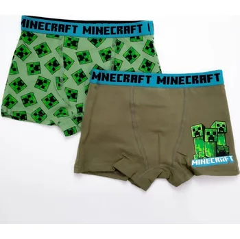 Fashion UK Chlapecké boxerky MINECRAFT 2pack modrý pas vel. 116