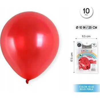 Balónek Červený latexový balónek - dekorace na párty