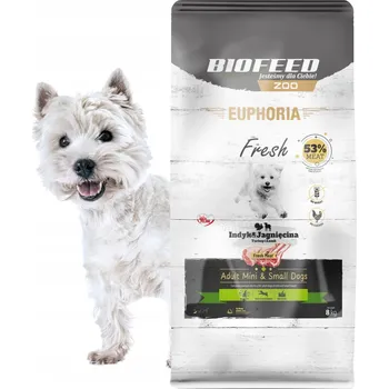 Krmivo pro psa EUPHORIA FRESH MEAT Adult Krůta a jehněčí maso Suché krmivo pro psy XS/S 8 kg