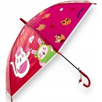 Deštník Dětský deštník, průhledný manuální dětský deštník s píšťalkou