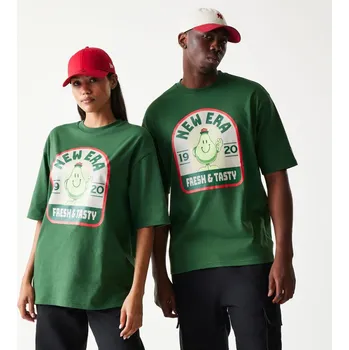 Triko New Era - Fruit Graphic Oversized Tee - Cilantro Green velikost M