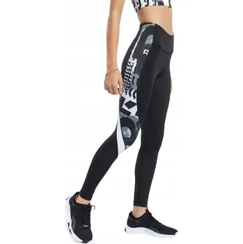 Dámské legíny Dlouhé legíny Reebok 4XL černé