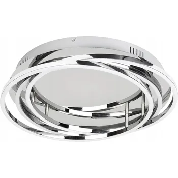 Kulatý Stropní Svítidlo Rabalux 46 x 10 cm stříbrná