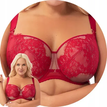 Podprsenka Gorsenia podprsenka nevyztužená červená velikost 90C