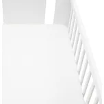 Jersey do postýlky 120 × 60 bílé