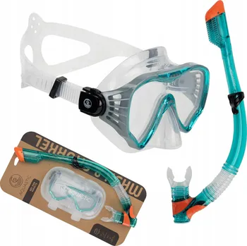 Potápěčské vybavení POTÁPĚČSKÁ SADA pro šnorchlování AQUASTIC jetty - POTÁPĚČSKÉ BRÝLE A ŠNORCHL