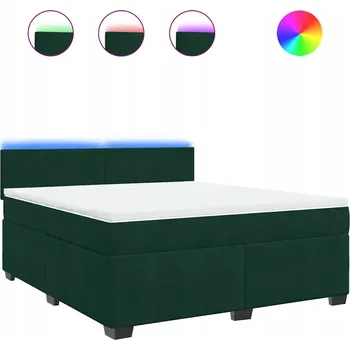 Postel Jednolůžková dřevěná postel VidaXL 180x200 cm bílá