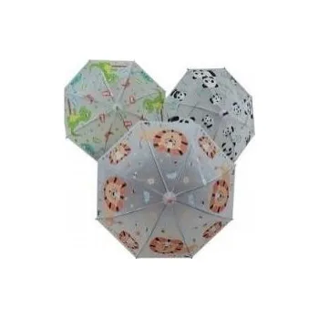 Deštník Dětský deštník s píšťalkou Zvířátka Madej, mix barev, 50 cm